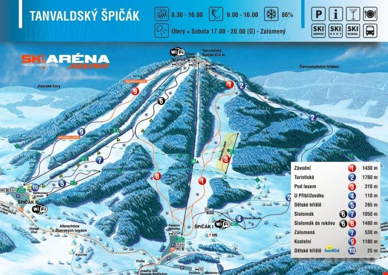 Chata Bajama Bedřichov Exteriér fotografie
